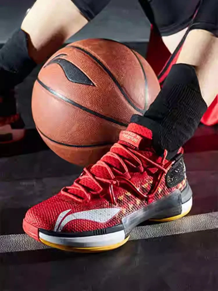

Men's Baskeall oes Fla 6 Wear-resistant Low-top o-absorption Sports Sneakers for Youth And Sports Students