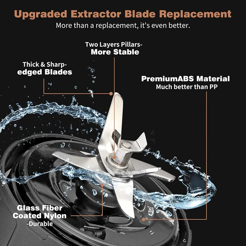قطع غيار شفرة الخلاط لنينجا ، 7 زعانف لنينجا SS101 ، SS351 ، SS401 ، SS151 ، SS300 ، SS35