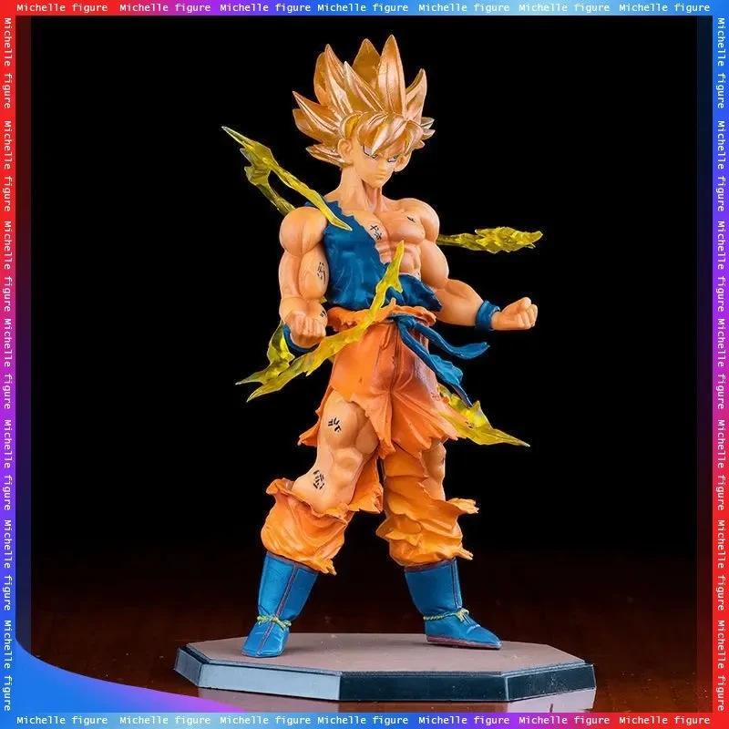 Hot Dragon Ball  Son Goku Super Saiyan Anime Figure 16cm Goku DBZ Action Figure Model Gifts Collectible Figurines for Kids