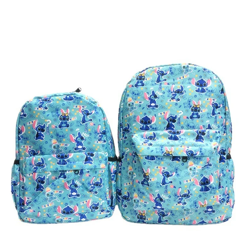 Disney Lilo & Stitch Children Backpack Stitch Print School bag Pencil Case Boy Girl Shoulder Bag Kids Schoolbag Christmars Gifts