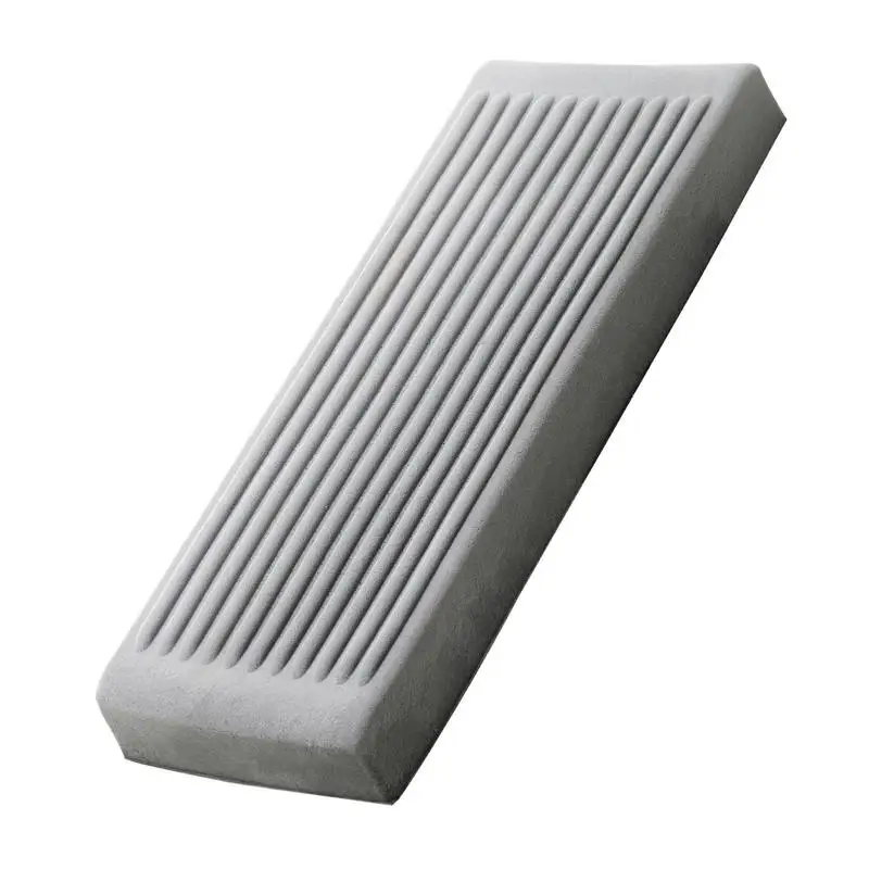 

Absorbent PU Foam Pad 12-Inch 2-Pack For Kitchen Living Room Bathroom High Density Material Hook Loop Attachment Heavy Duty Cleaning Accessory Compatible DS1362 Mop Refill Multi-Surface Floor Care White Blue Color