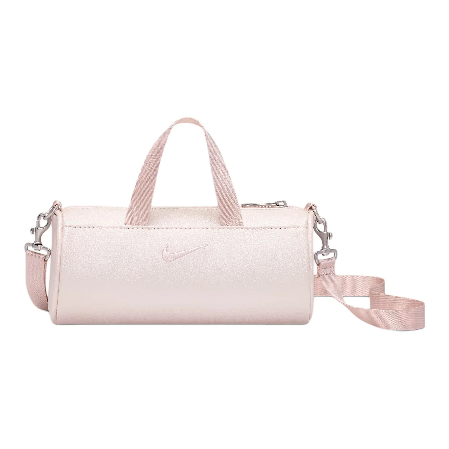 nike-⻢-「-」-synthetic-leather-handbag-women's-sandstone-gray-pink-sail-white