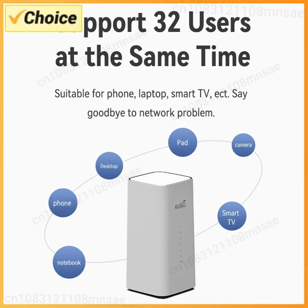 

4G LTE WiFi Router 300Mbps Wireless Router 3 RJ45 with SIM Card Slot Wide Coverage Internal Antenna Portable Network