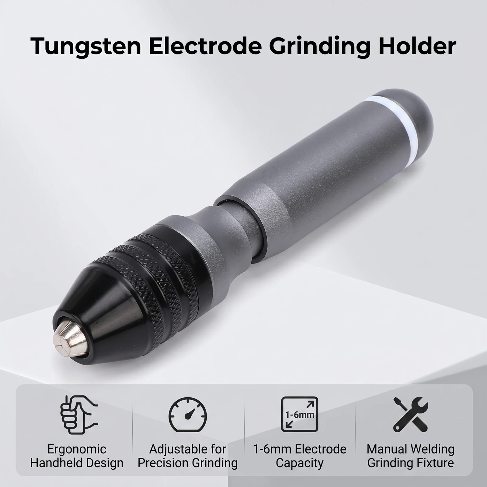 Tungsten Electrode Grinding Holder 1-6mm Manual Grinding Fixture for TIG Welding Tungsten Electrodes Sharpening