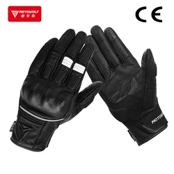 Men's Leather Summer Motorcycle Gloves Motorbike 오토바이 장갑 Luvas Motocicleta Handschuhe Gant Guantes Verano Luva Motociclist
