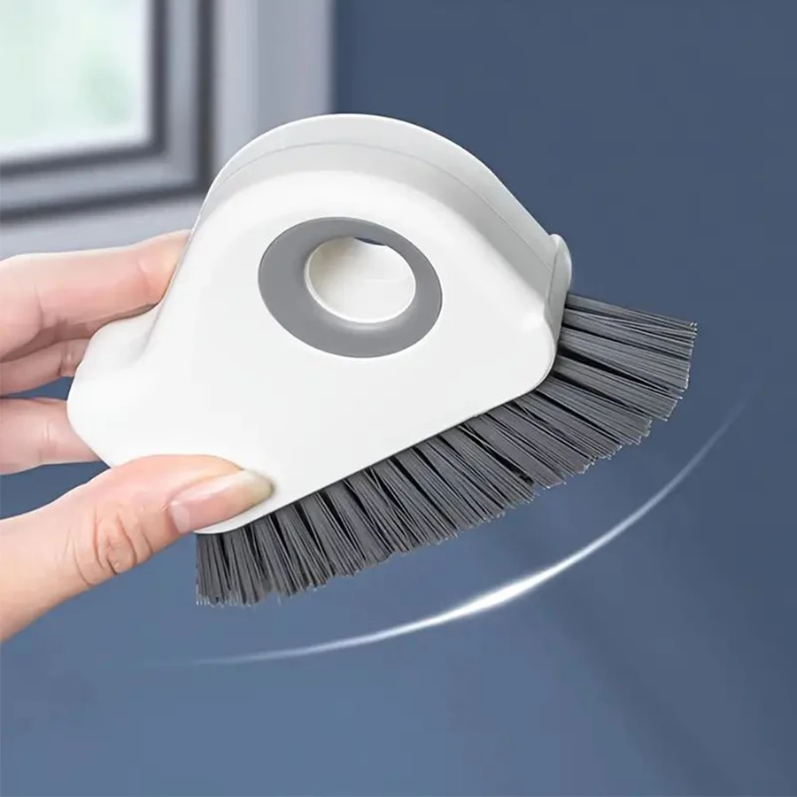 1pc cleaning brush Window rail cleaning tools 2 in 1, window groove hair cleaning brush tool Grip brush Slot cleaning brush