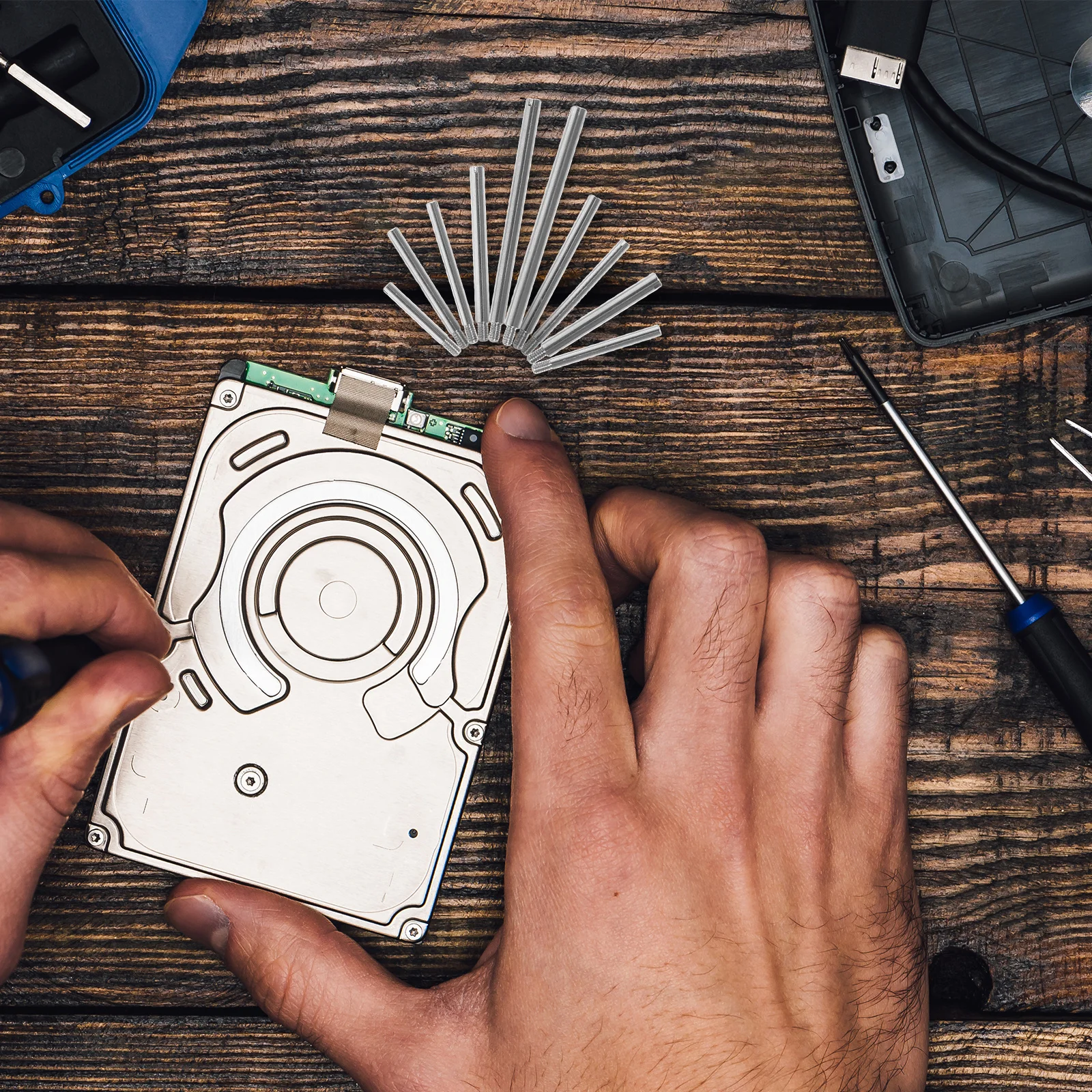 10pcs Screw Link Pins Strap Repair Tool Kit For Band Spring Watch Band Replacement Pins Bars Replacement Watch Accessories