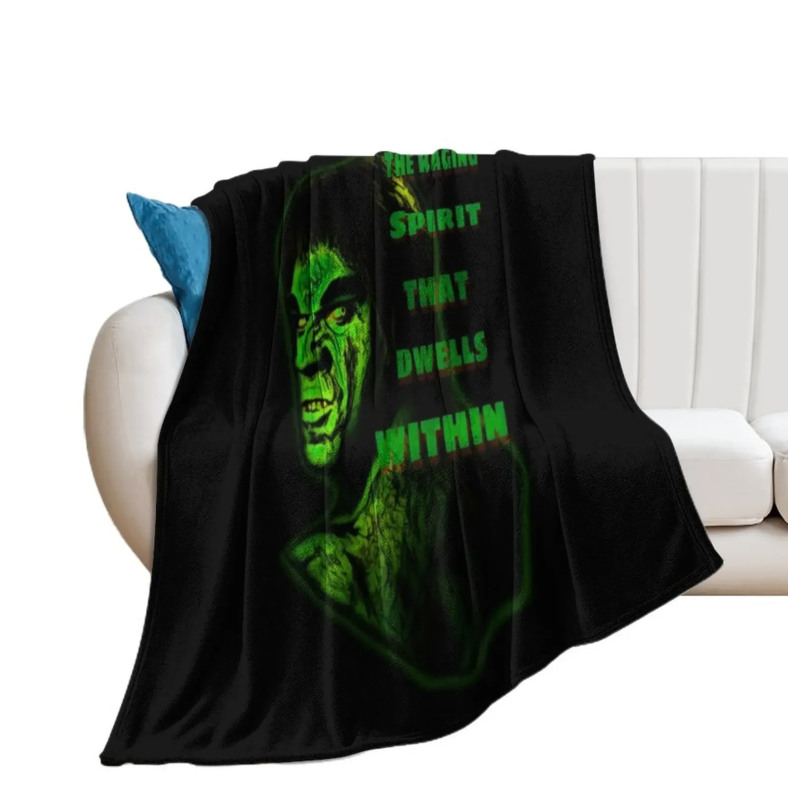 The Raging Spirit Throw Blanket decorative Custom Blankets