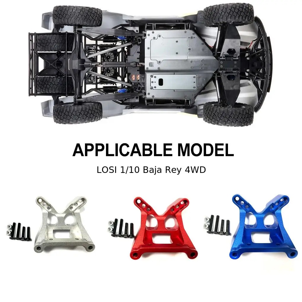 RCGOFOLLOW 1/10 Aluminum Alloy Adjustable Front Shock Tower Rc Front Shock Tower For LOSI Baja Rey 4WD RC Car Part