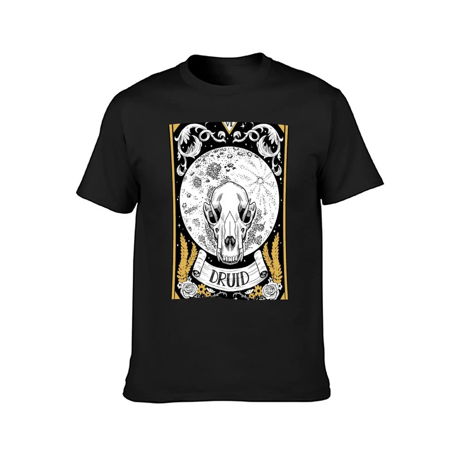 D&D Druid Tarot T-Shirt Short sleeve tee tees quick drying fruit of the loom mens t shirts