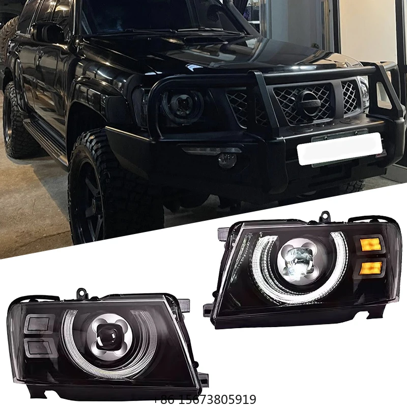 

for Patrol Y61 2005-2021 12V LED Headlamp Upgrade 6000K Color 8000 Lumens Plug-and-Play Front Headlights New