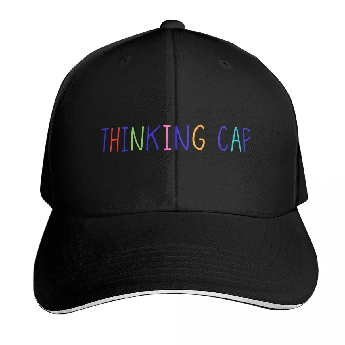 Thinking Baseball Cap Casual Daily Wear Quick Dry Performance Cotton Twill Breathable
