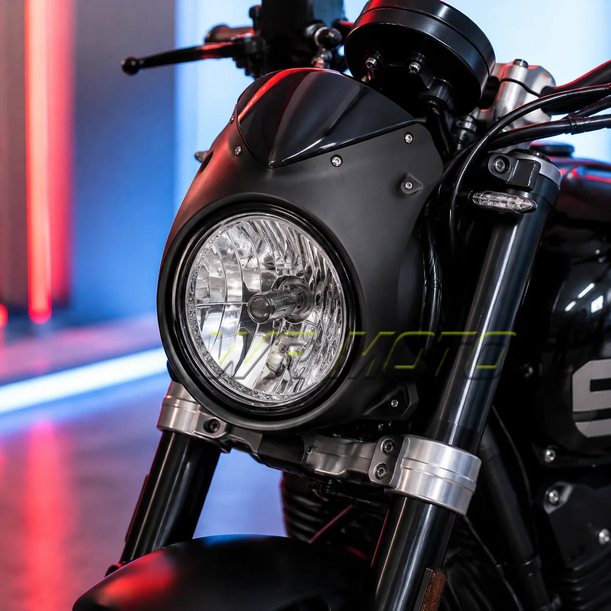 Motorcycle Retro Body Kit Front Headlight Fairing Tail Seat Cowl Hump Cover Clip‑On Handlebar Fit For CROSSFIRE 500