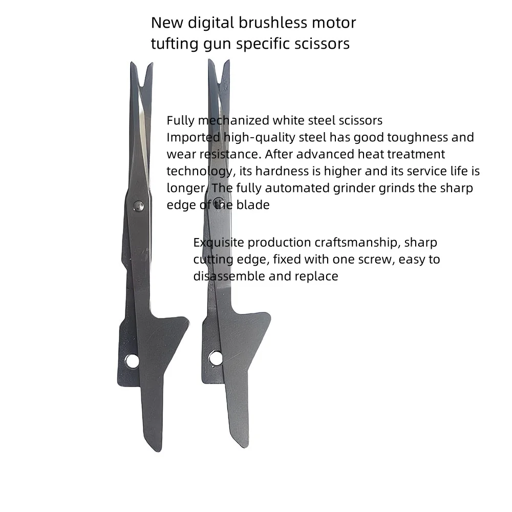 AK-V فرش خصلة بندقية 2 في 1 السجاد تلمم بندقية تلمم آلة قطع كومة وحلقة كومة عدد وأدوات اكسسوارات مقص #2