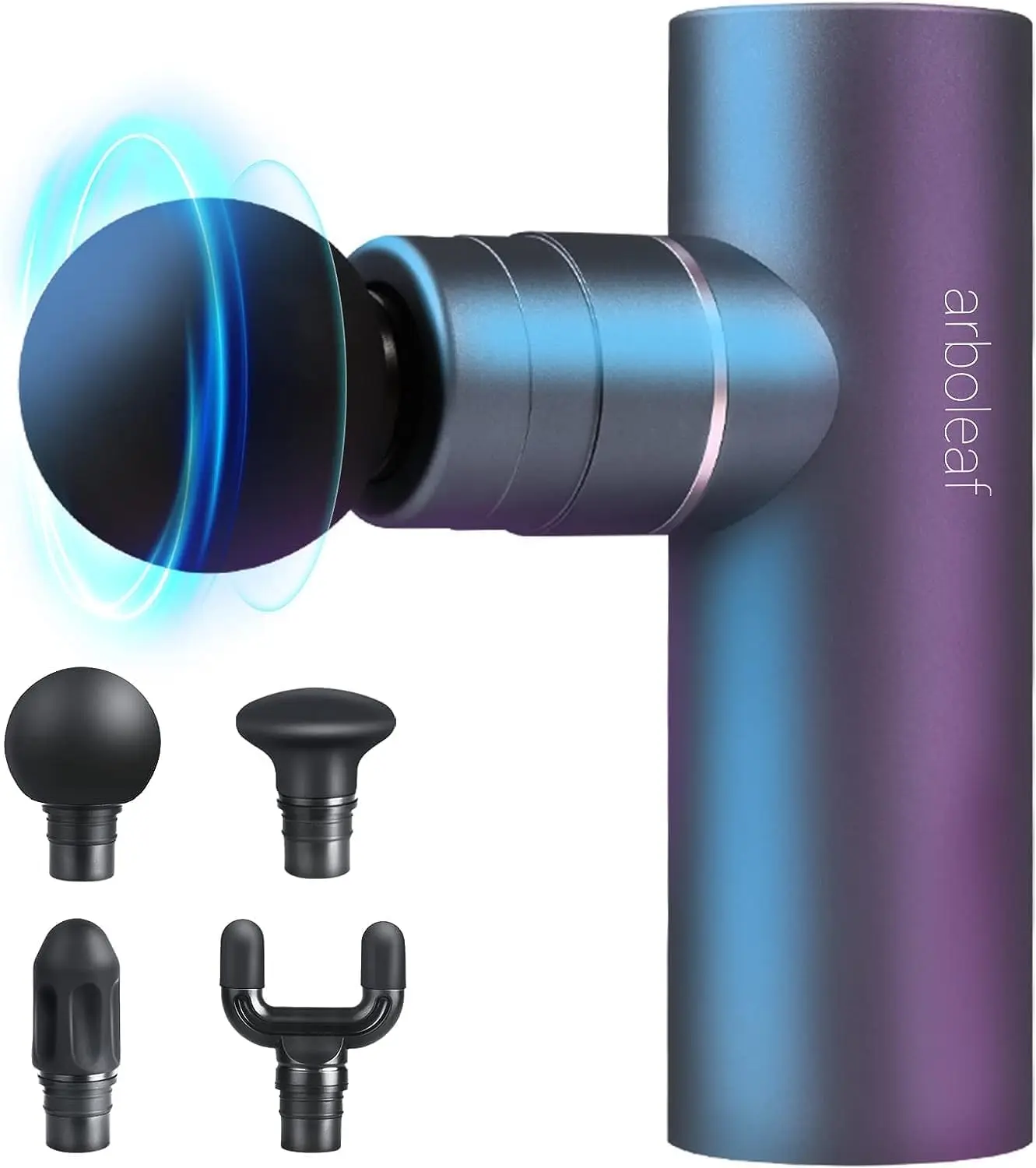 Massage Gun Deep Tissue, Balance of Power & Portability Full-Metal Percussion Massager with Silent Brushless Motor - Ultra-Quiet Pocket-Sized for Athletes Back Pain Relief Home Office Travel