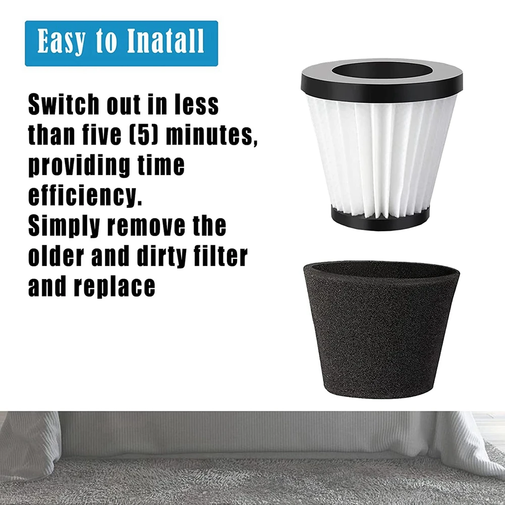 Filtro de substituição compatível com aspirador de pó portátil Dirt Devil Scorpion estilo F117, compare com peças AD40117