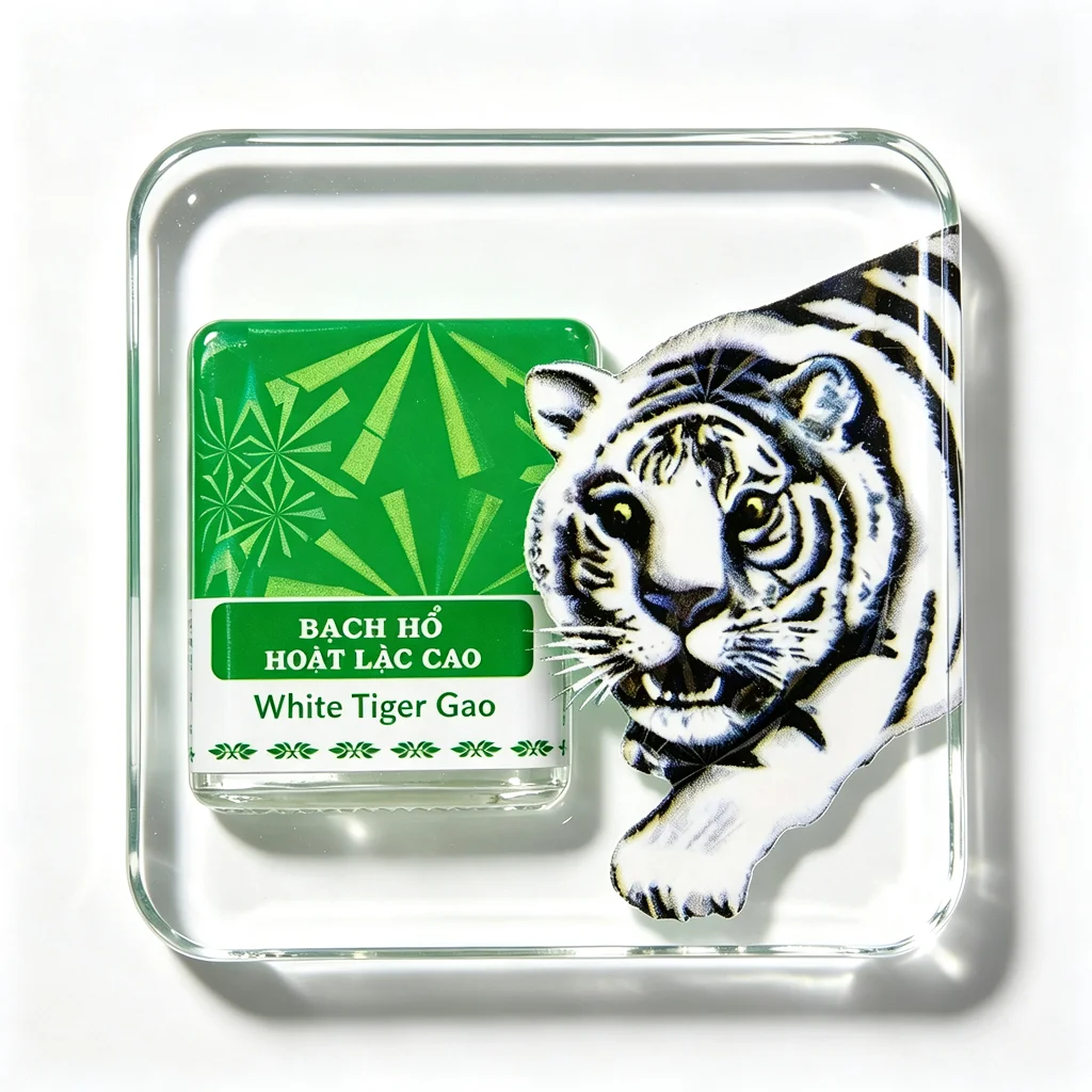 3/5/7/10pcs Wholesale White Tiger Gao BACH HO HOAT LAC CAO Massage Product Card Net. 15g