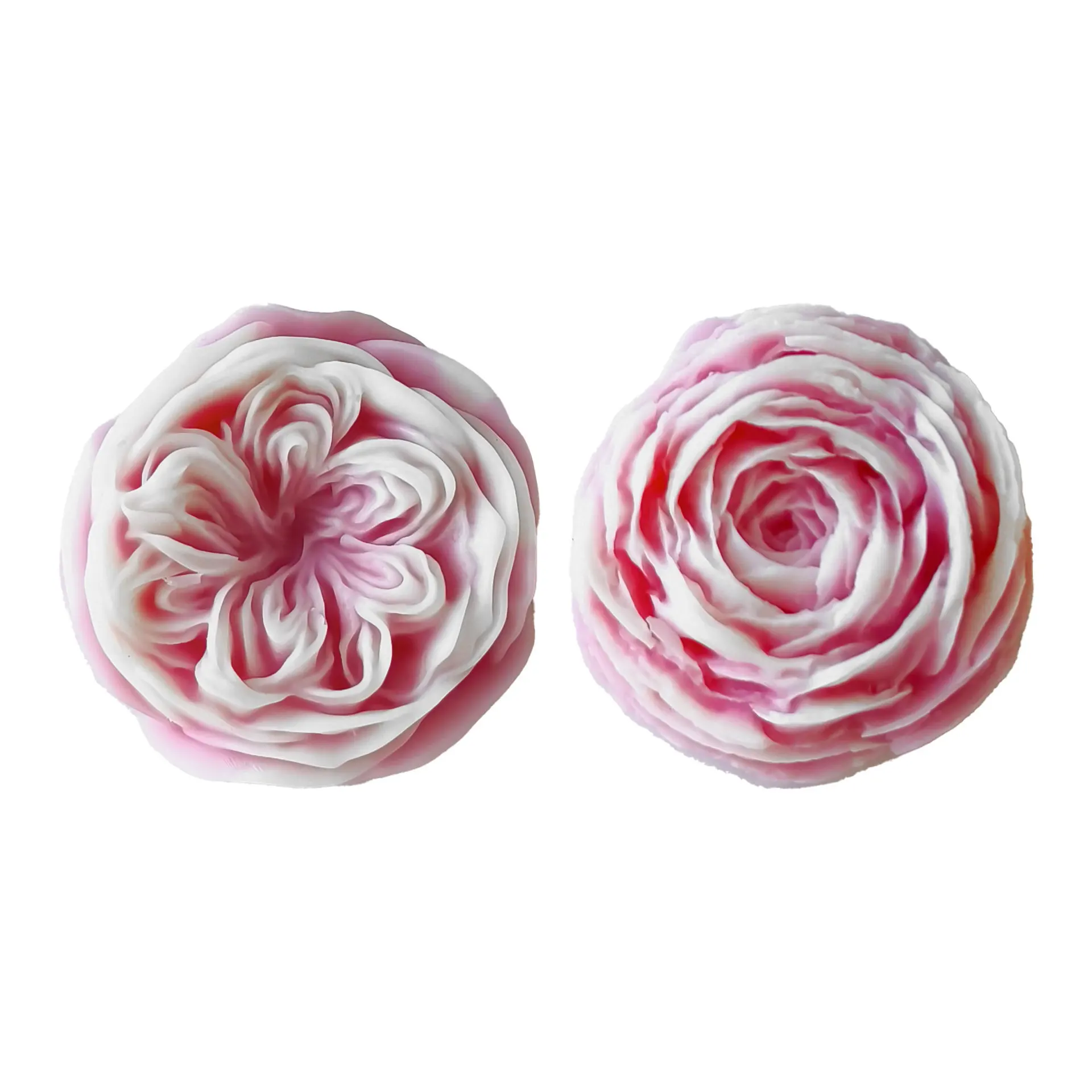 Silicone Rose Flower Aromatherapy Candle Mold for DIY Handmade Soap Peony Flower Cake Mold Creative Decoration Supplies