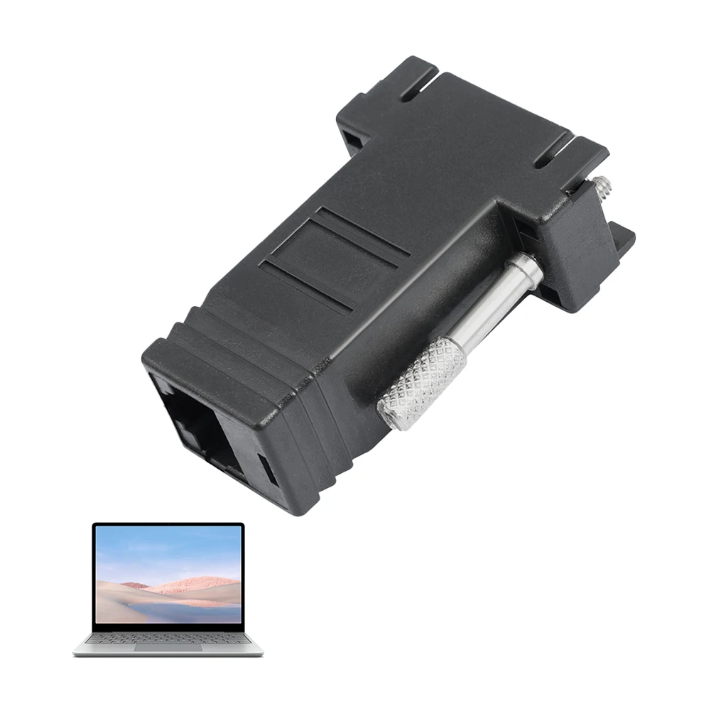 DB15 Pin Female To RJ45 8P Female Adapter VGA F To F RJ45 F Adapter VGA DB15 Female To RJ45 Female Connector for PC Laptop DVR