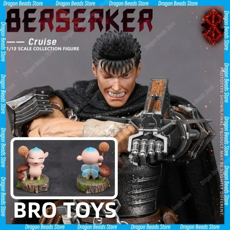 

[Coming Soon] BRO TOYS Berserk 【Berserker - Guts】 LR012 Black Swordsman Guts 1/12 Scale Action Figure Anime Character Statue