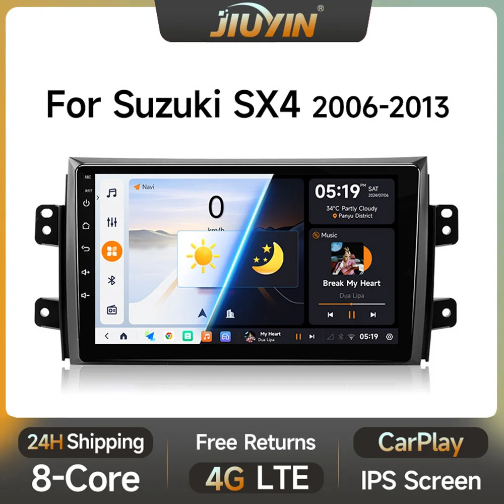 

2 DIN Car Android 13 Car Radio multimedia video Player For Suzuki SX4 2006-2013 2 din Carplay Auto Navigation GPS Radio stereo