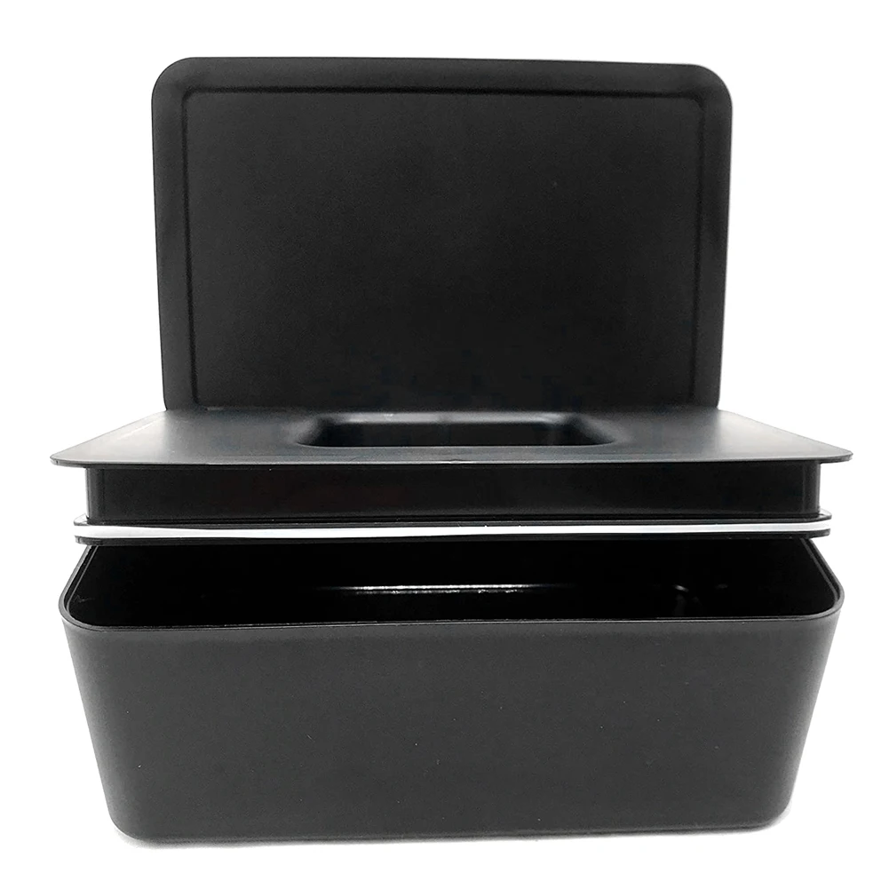 A11I Wet Tissue Box with Lid, Pumping Box, Wet Tissue Box, Household Dustproof Desktop Sealed Wet Tissue Box Storage Box