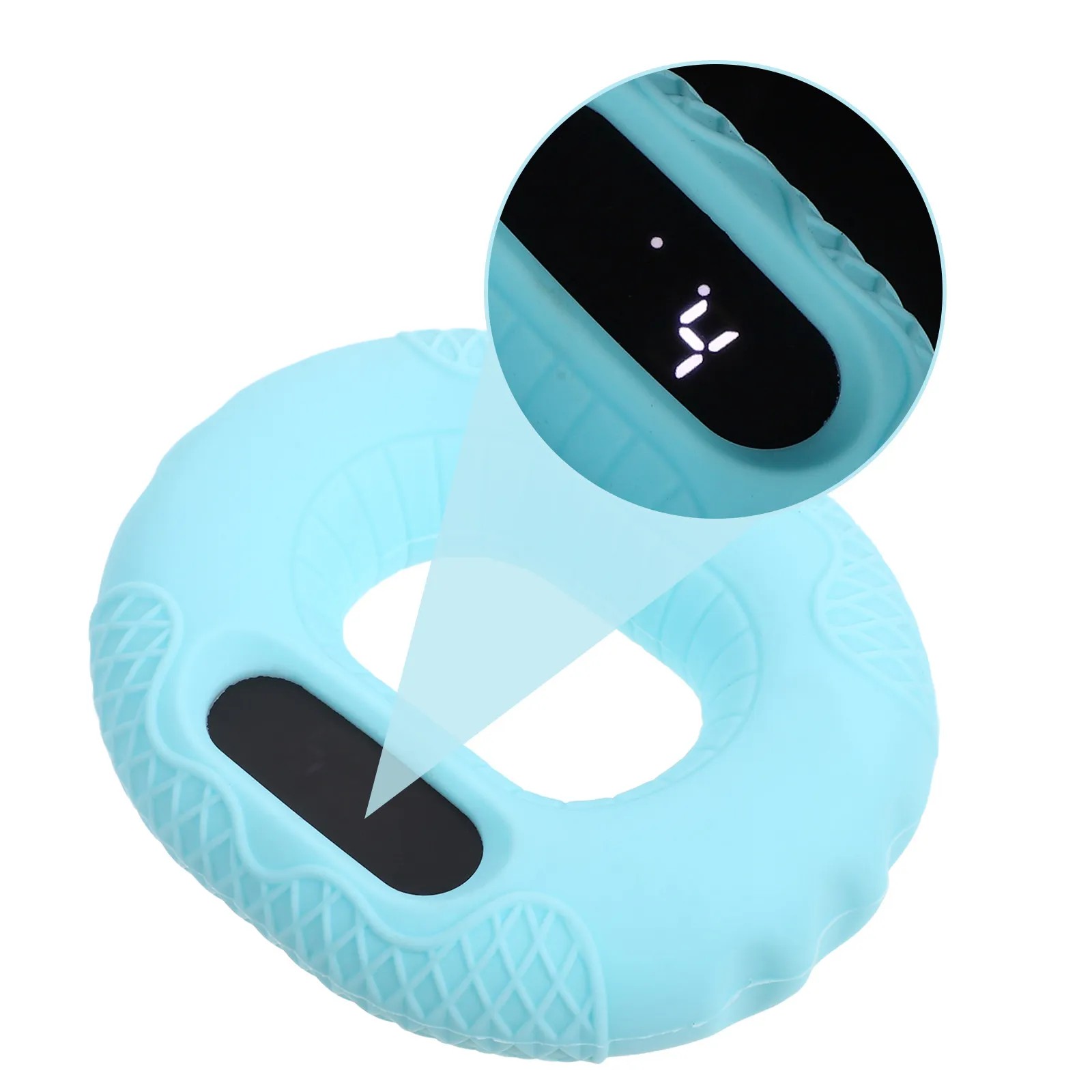 Silicone Hand Grip Trainer 10lb Digital Counting Handgrip Strengthener Wireless Rock Climbing Workout Grip Strengthener