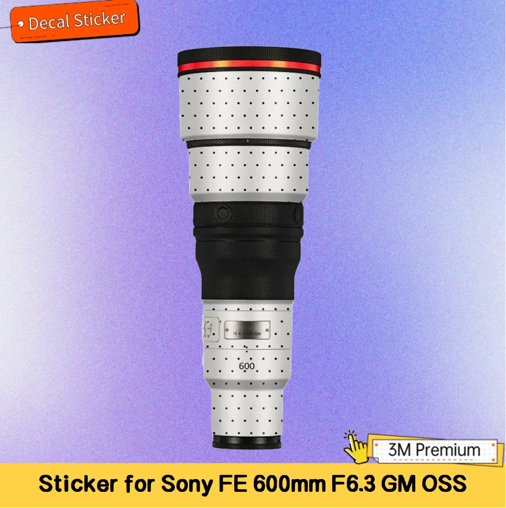 Applicable For Sony Lens Protective film Scratch-resistant Sticker Body Skin FE 600mm F6.3 GM OSS