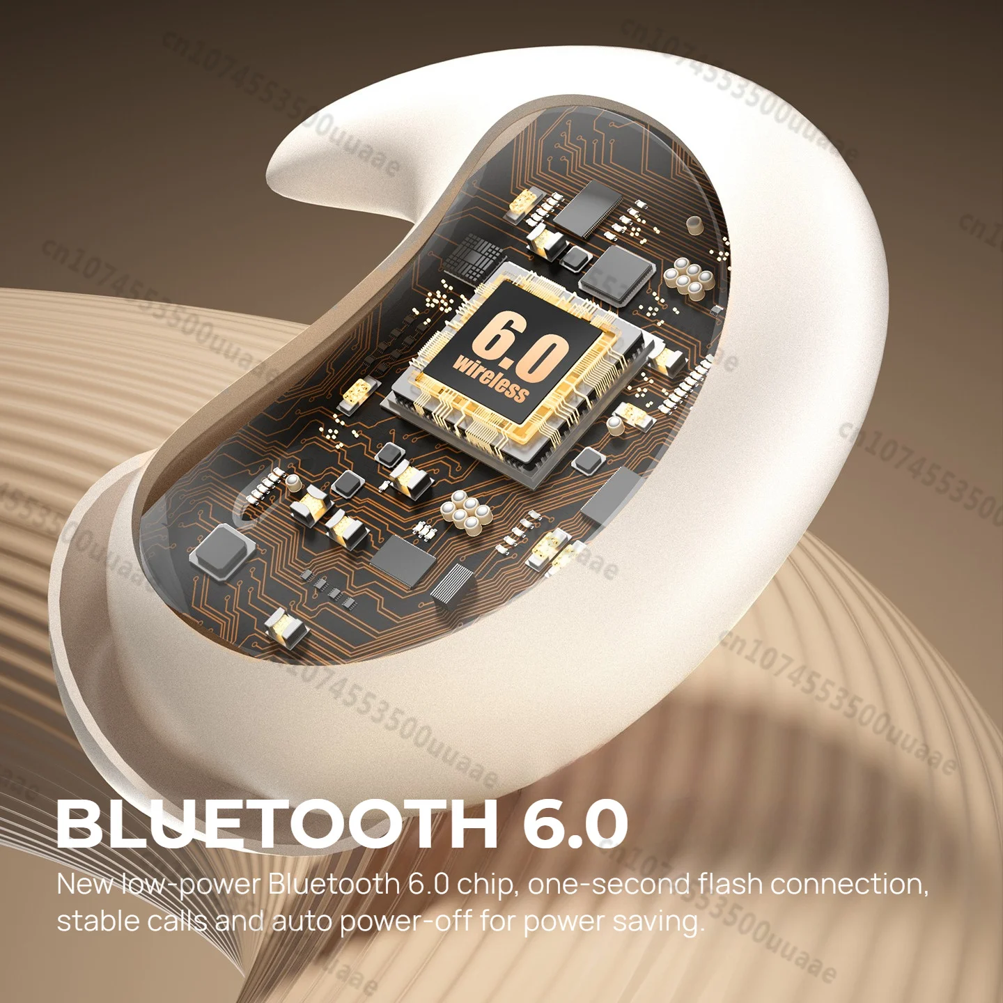 Słuchawki do spania Monster A05 dla osób śpiących na boku, Bluetooth 6.0, niewidoczne, pasywna redukcja szumów, mocny bas, bezprzewodowe słuchawki TWS. — zdjęcie produktu 5