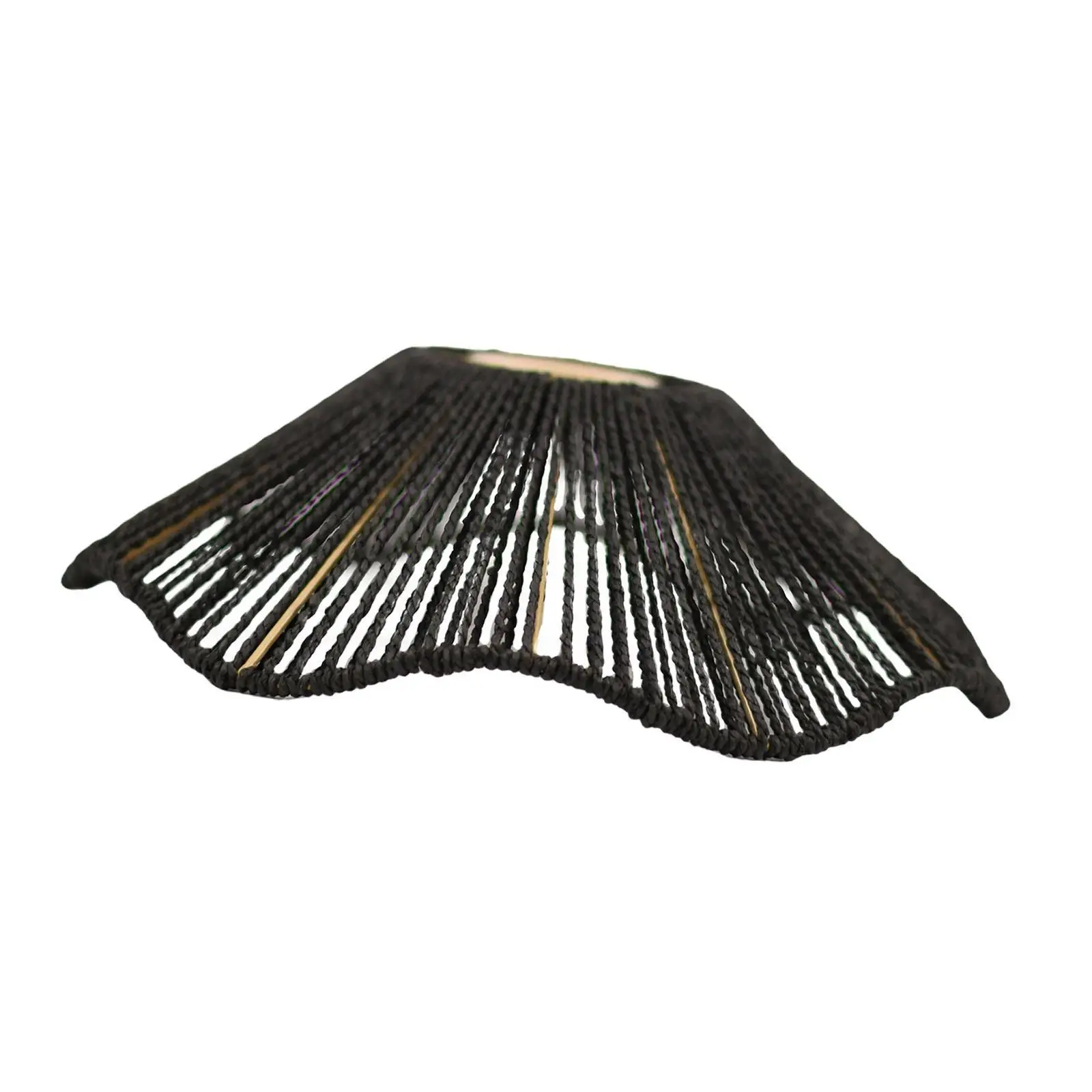 Woven Lamp Shade Rustic Ceiling Lamp Shade for Reading Light Dining Table