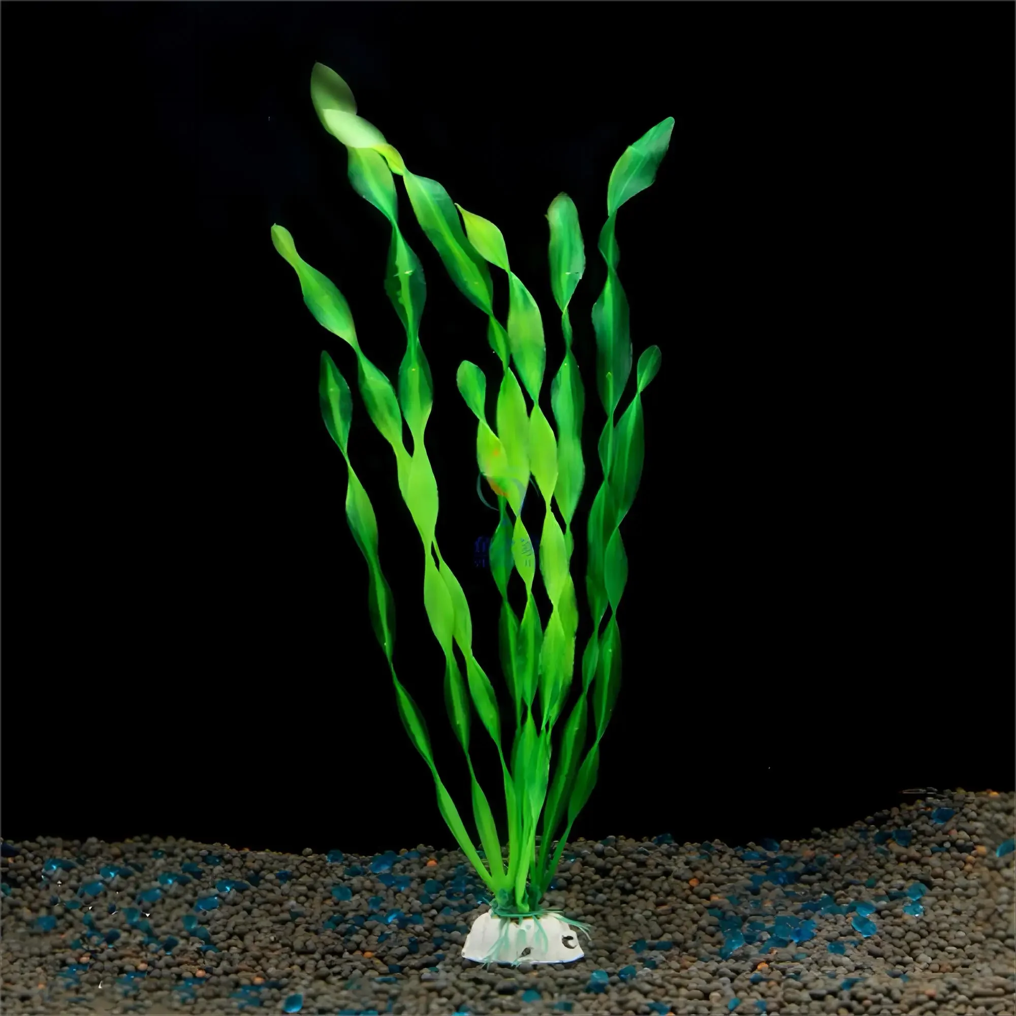 Plante artificielle d'aquarium en plastique, décoration de plantes sous-marines, Abropérer simulé, 3 couleurs, 1 pièce