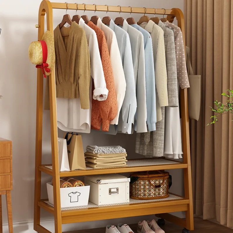 Hanger Rack Clothes Bedroom Furniture Living Room Clothesline Home Wall Coat Hanging Standing Pants Rack Para Ropa Stand Dress