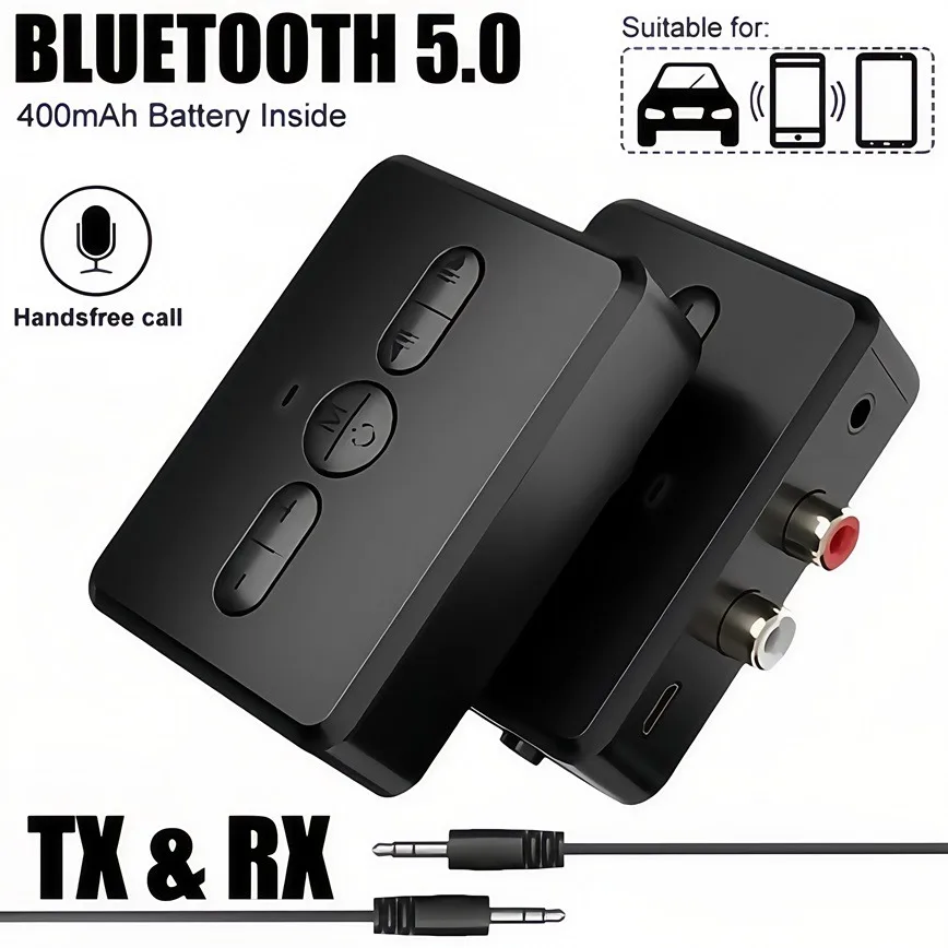 

Bluetooth Audio Receiver Transmitter RCA 3.5 mm AUX Jack Music Stereo for TV Cars Speakers Headsets Wireless Bluetooth Adapter