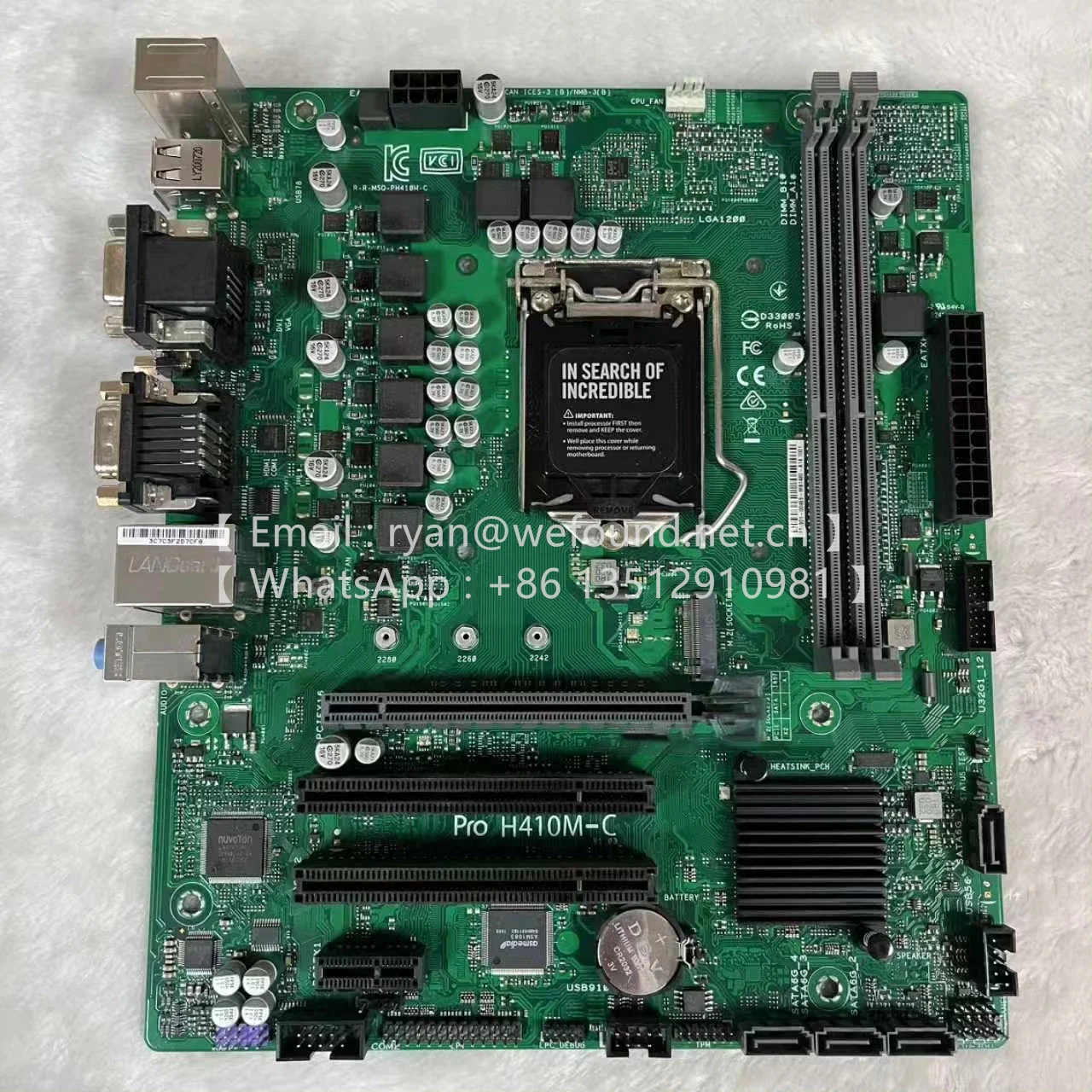 Pro H410M-C  PC / SERVER BOARD