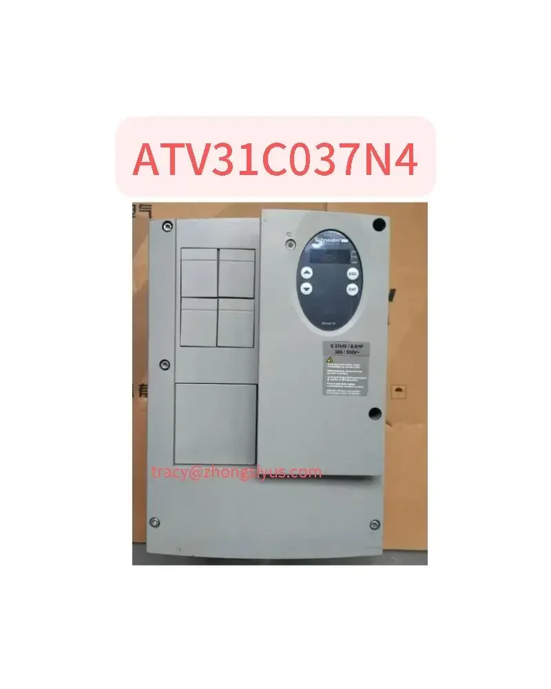 Used ATV31 0.37KW Inverter ATV31C037N4 Dustproof Inverter Function Tested Normal
