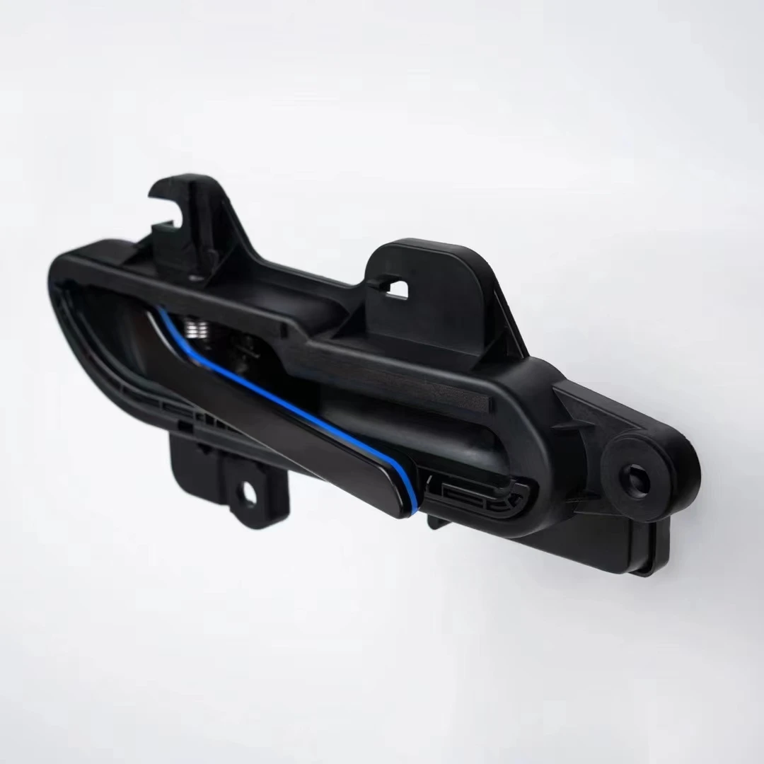 

Colorful Flashing Lights Matte Black Ambient Auto Door Handle For Model 3 /y Handles Set