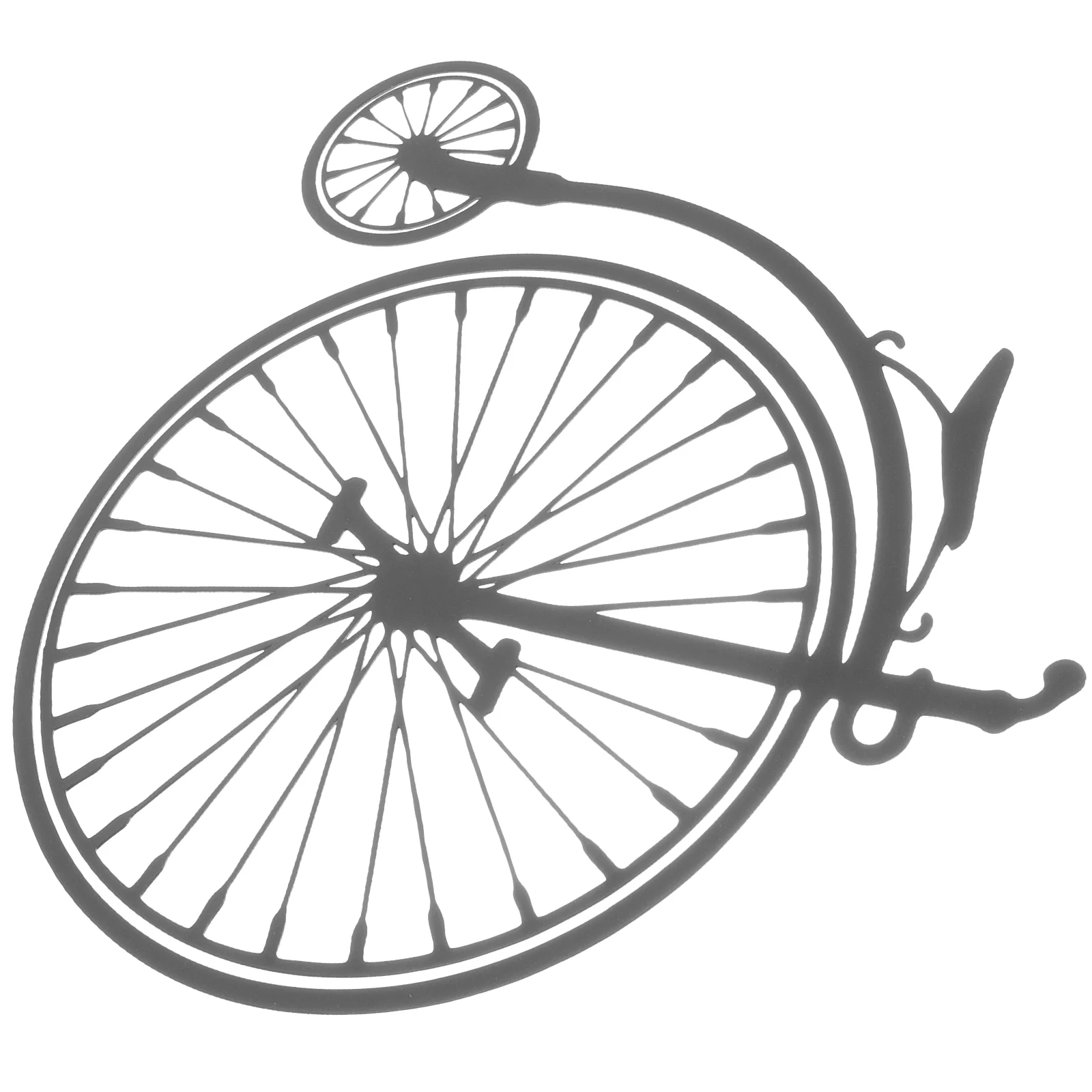 

Bicycle Wall Decoration Hanging Bike Shaped Emblems Metal Craft Ornaments Retro