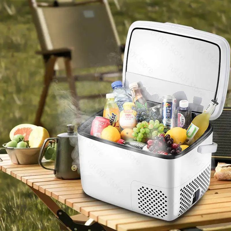 Compressor Mini Refrigerator 12V 24V 220V Dual Use Cooling Device For Large Truck Household Storage