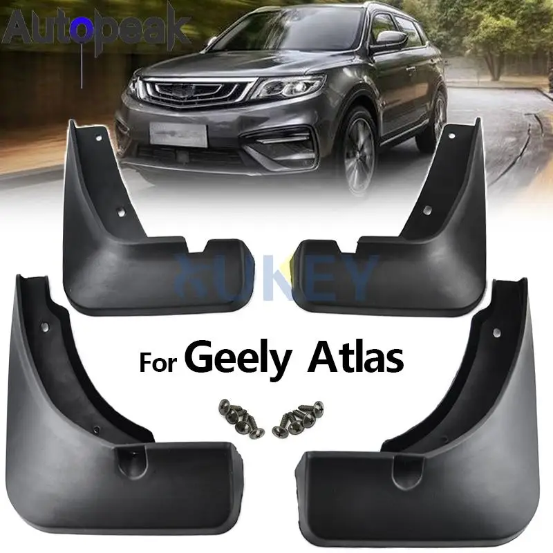 

4Pcs Mudflaps For Geely Atlas NL3 Emgrand X7 Sport Proton X70 Boyue Car Mudguards Fender Splash Guards 2016 2017 2018 2019