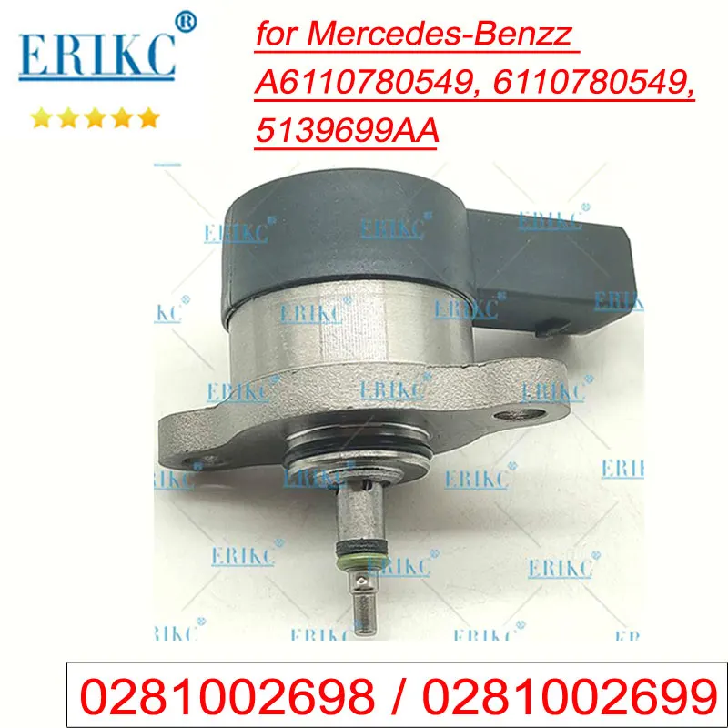 0281002698 Fuel Rail Pressure Relief Regulator Control Valve 6110780549 A6110780549 5139699AA DRV for Mercedes-Benzz 0281002699