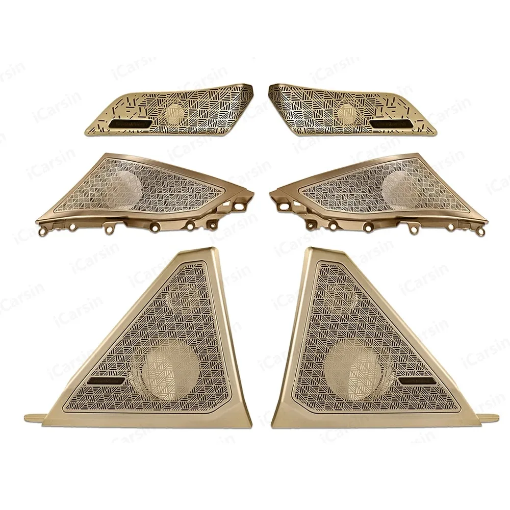 

Обновленное светодиодное освещение салона автомобиля Symphony для BMW 5 серии G60 G68 2024 + крышка дверного динамика, декоративные аксессуары