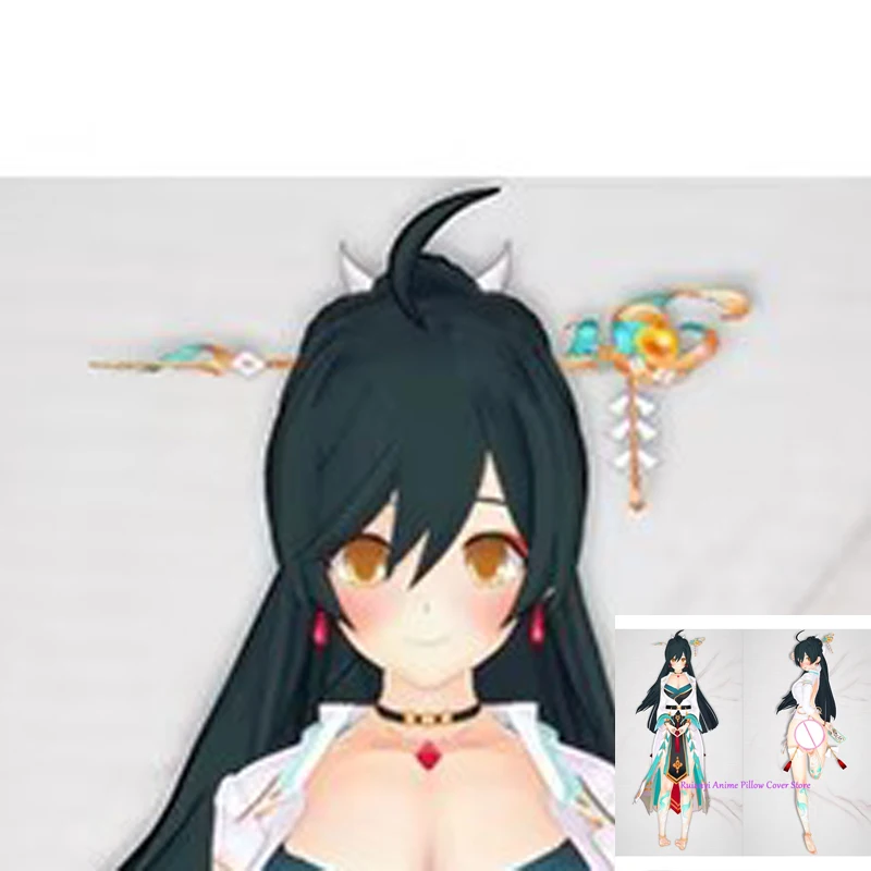

Dakimakura Anime Beautiful Girl Double-sided Pillow Cover Print Life-size body pillows cover Adult pillowcase 2024