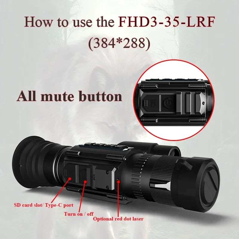 

2025 FHD3-35-LRF мини-мобильная тепловая флирт ночного видения тепловизионная инфракрасная камера USB модуль видеомера дальнего действия цена для автомобиля