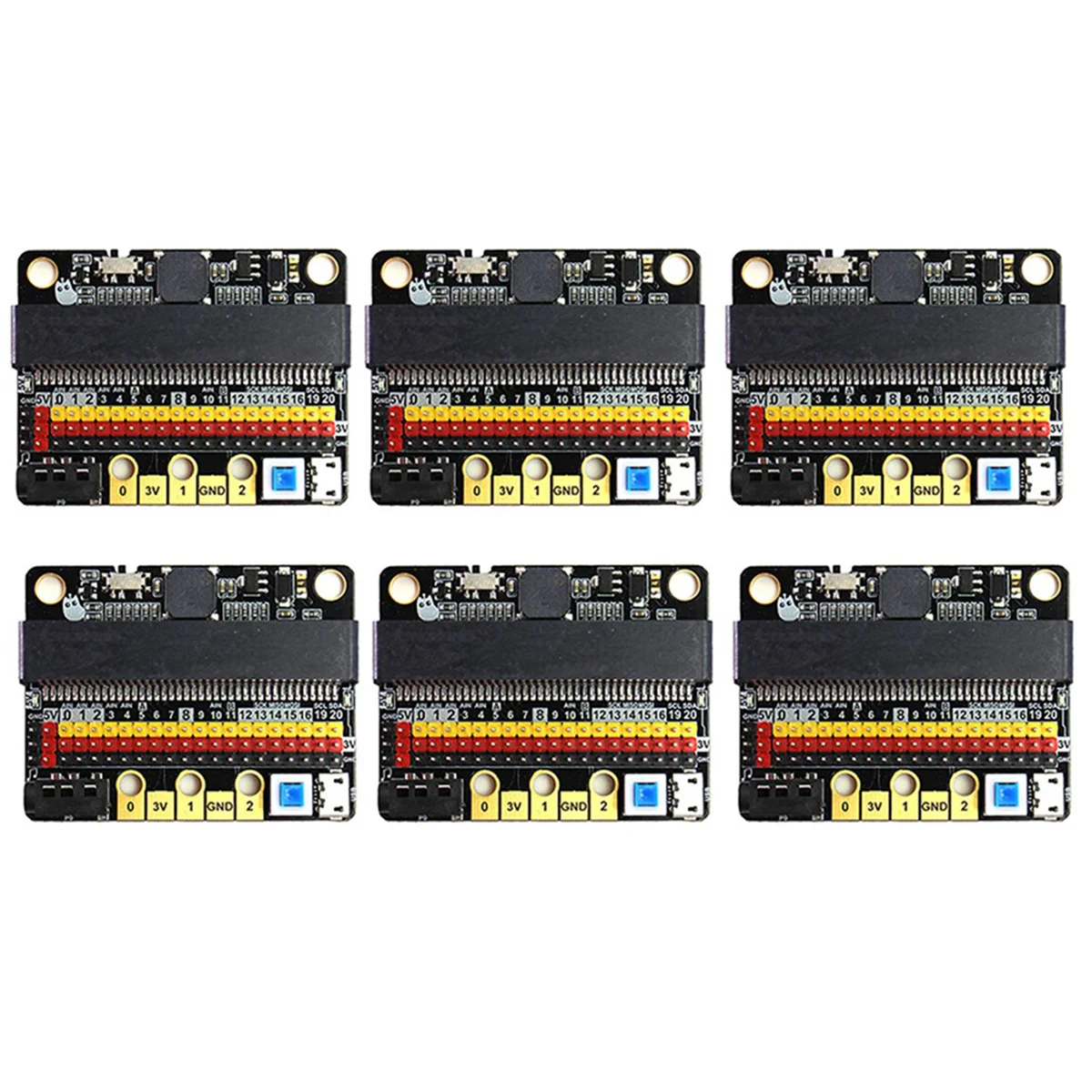 

6X for Microbit Expansion Board IOBIT V2.0 Horizontal Adapter Board Plate Primary and Secondary Schools