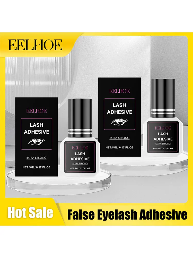 

Eelhoe False Eyelash Adhesive Fast Dry Strong Hold No Allergy Makeup Tools Without Odor Waterproof Self Eyelash Extensions Glues