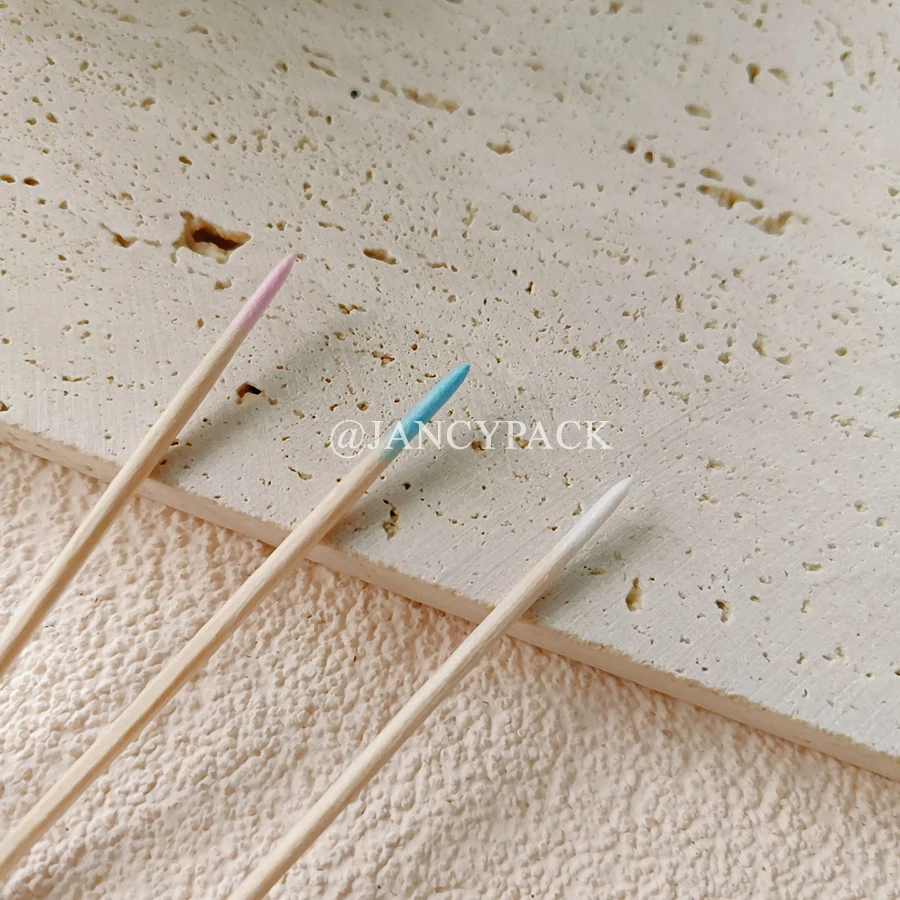 10 paczek po 100 sztuk jednorazowych naturalnych wacików bawełnianych do naprawy brwi, czyszczenia, waciki do makijażu, kosmetyków kosmetycznych, waciki do uszu i ust