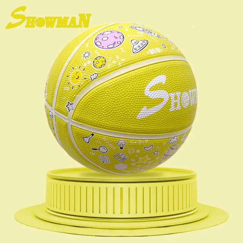 كرة سلة من مادة البولي يوريثان الممتازة مقاس 7، كرة رياضية للتدريب على المحكمة الأسمنتية للاستخدام الخارجي للبالغين والشباب، معدات ألعاب احترافية ​