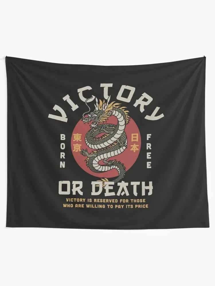 Victory or Death Dragon Tapestry Decoration Home Funny Tapestry