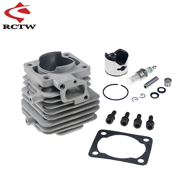 1/5 Rc Car Engine Parts 30.5cc Casting Cylinder & Competition Piston Kit for HPI Rofun Rovan Km Baja Losi 5ive T FG GoPed RedCat