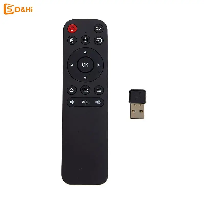 Receptor USB sem fio universal para Android Smart TV Box, controle remoto, Air Mouse, PC, TV Box, Bluetooth 5.0, 2.4G